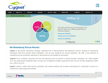 Tablet Screenshot of cygnetinc.com